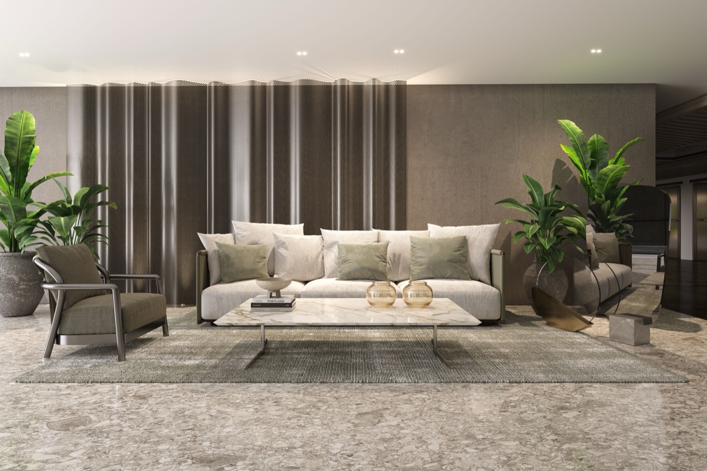 Vita lobby and paseo